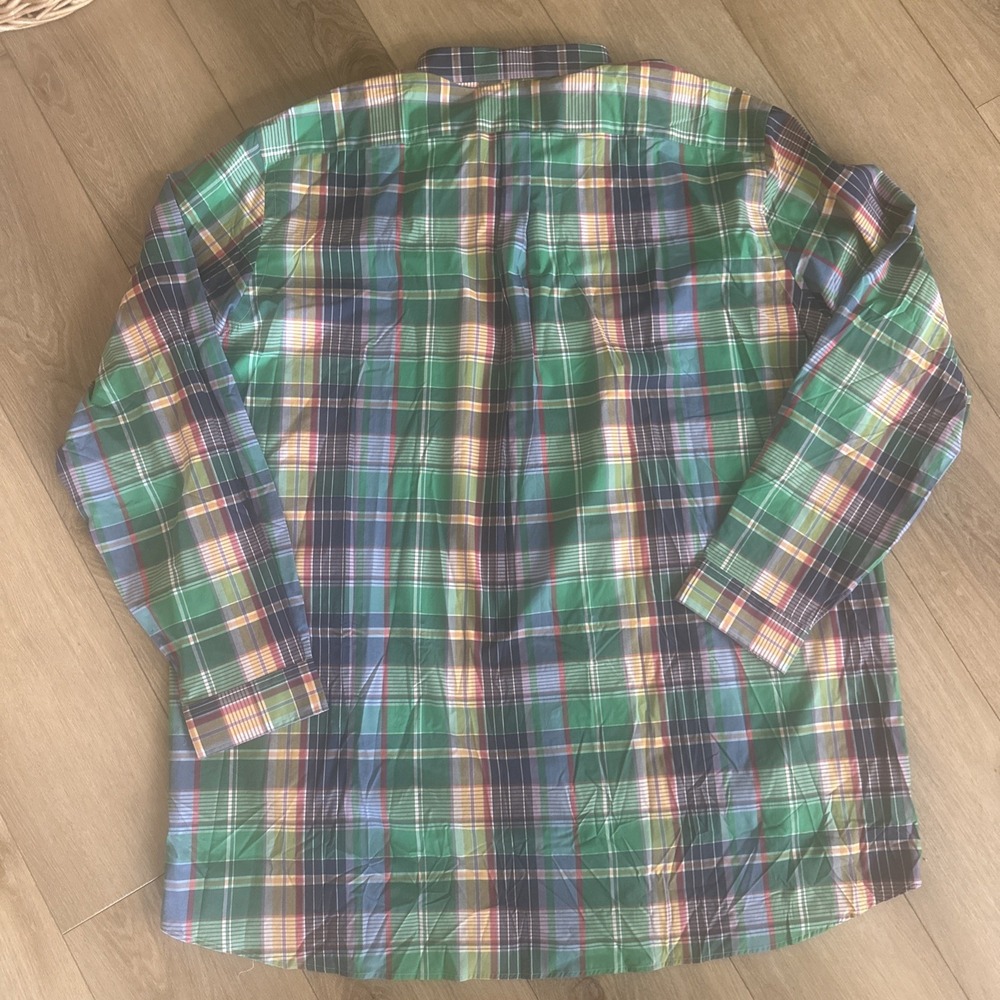 Polo Ralph Lauren Men's Classic Multi Color LS Button Down Shirt Preppy Size 3LT - Picture 8 of 11